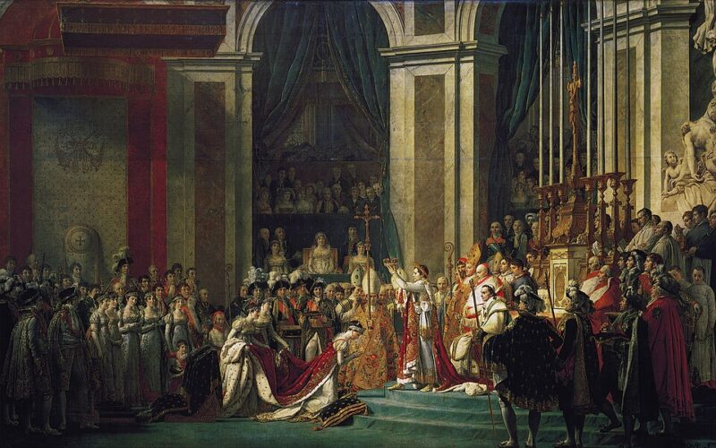 The Coronation of Napoleon I and Empress Josephine by David