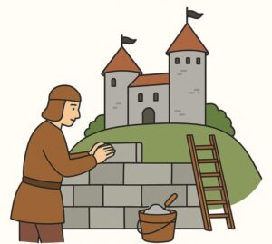 Habsburg Castle Construction Illustrated ハプスブルク城建造 (図解)
