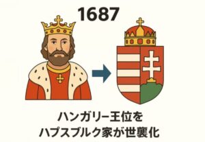 ハプスブルク家　ハンガリー王位を世襲化