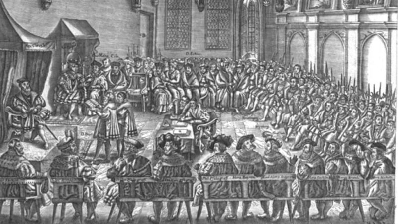 1555年 アウクスブルクの怒り