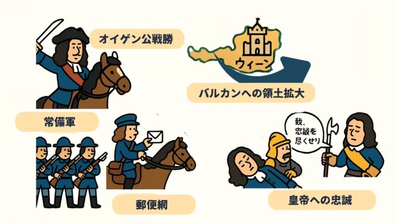 カール6世の治世　(図解)