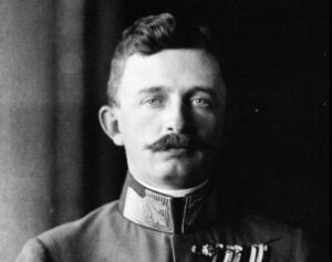 Emperor Charles I. of Austria-Hungary wearing the field version of the uniform of a field marshall 