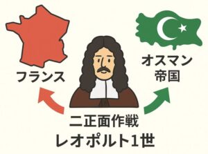 二正面作戦の図解